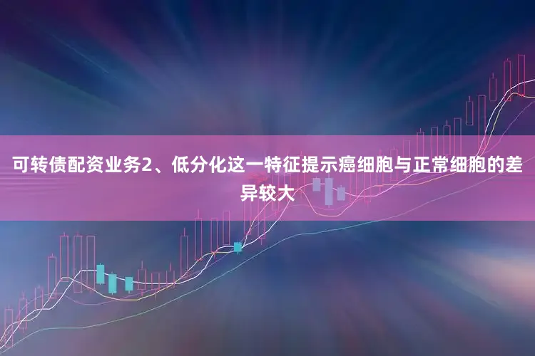 可转债配资业务2、低分化这一特征提示癌细胞与正常细胞的差异较大
